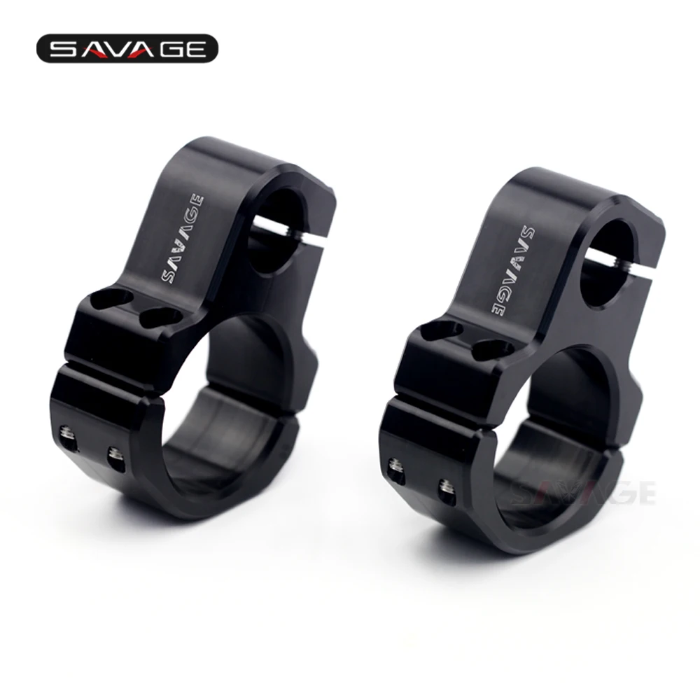 Зажим для вилочной трубки 50 мм алюминиевый регулируемый руль рукоятка