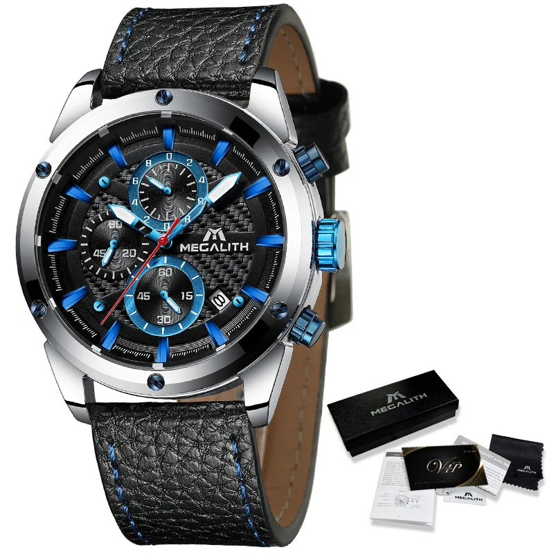 Мужские часы от ведущего бренда роскошные спортивные с хронографом