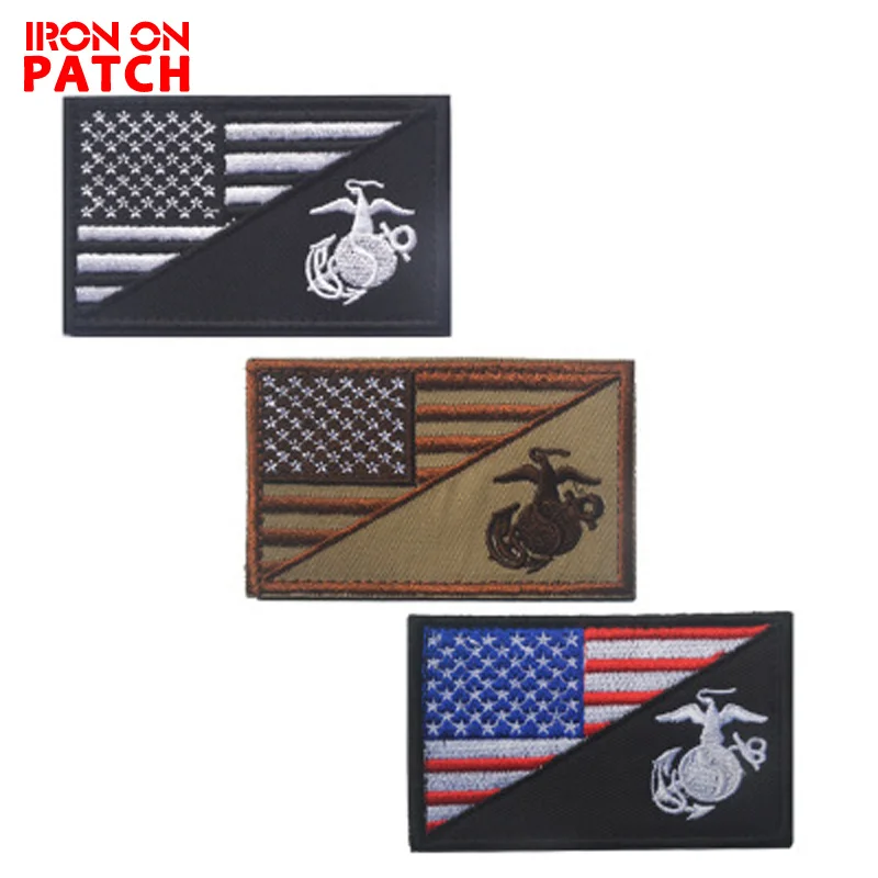 США американский флаг W/морской котик патч искусственная нашивка тактическая