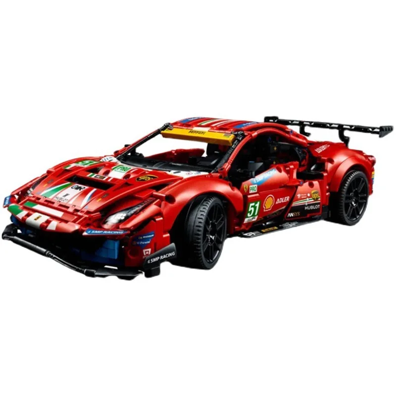 

Mechanical group 42125 Ferrari 488GTE technology LED light toy children's birthday gift boy and girl (without building blocks)