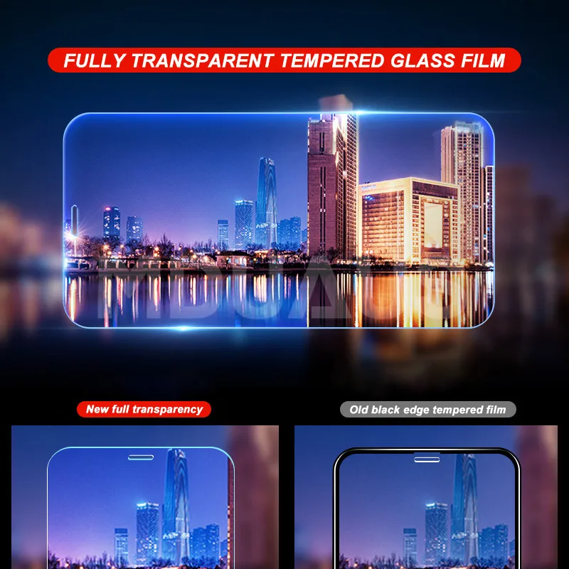 

9H Tempered Glass on the For iPhone 11 Pro X XR XS Max Screen Protector For iPhone 5 5S 5C SE 2020 Safety Protective Glass Film