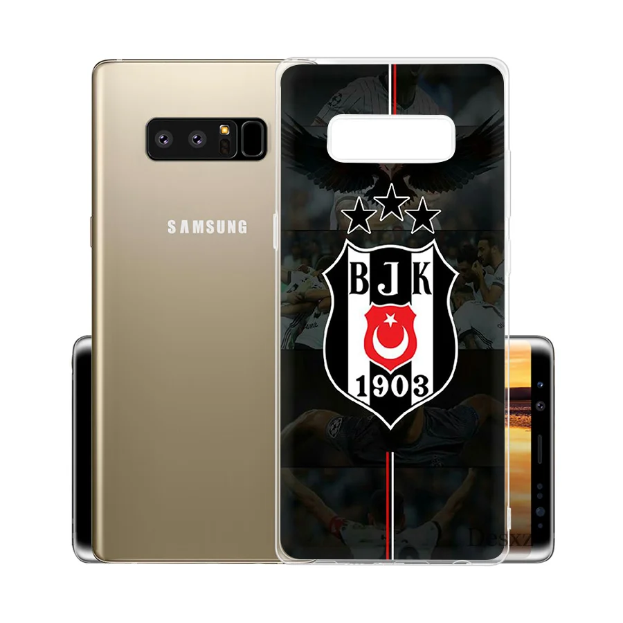 Телефон Бешикташ BJK логотип для samsung S8 S9 S10E S10 плюс S3 S4 S5 S6 S7 Edge Note 8 9 M10 M20 M30 крышка - Color: H9