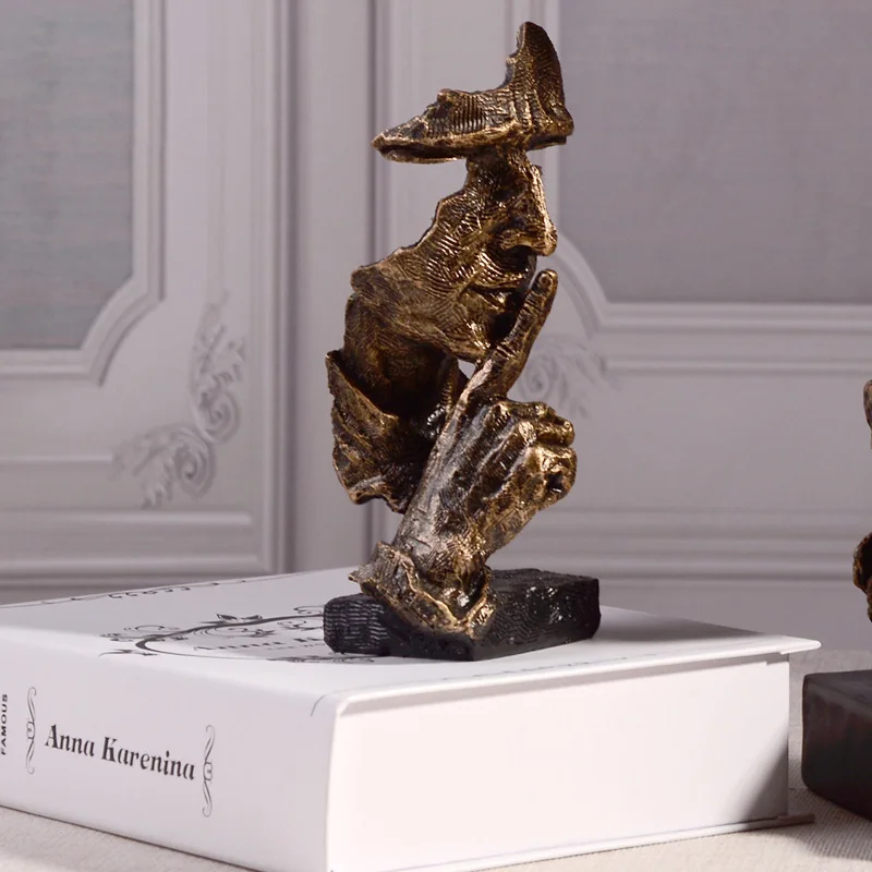 Маска Статуэтка из смолы 2019 статуэтка абстрактная тишина это золотые статуэтки