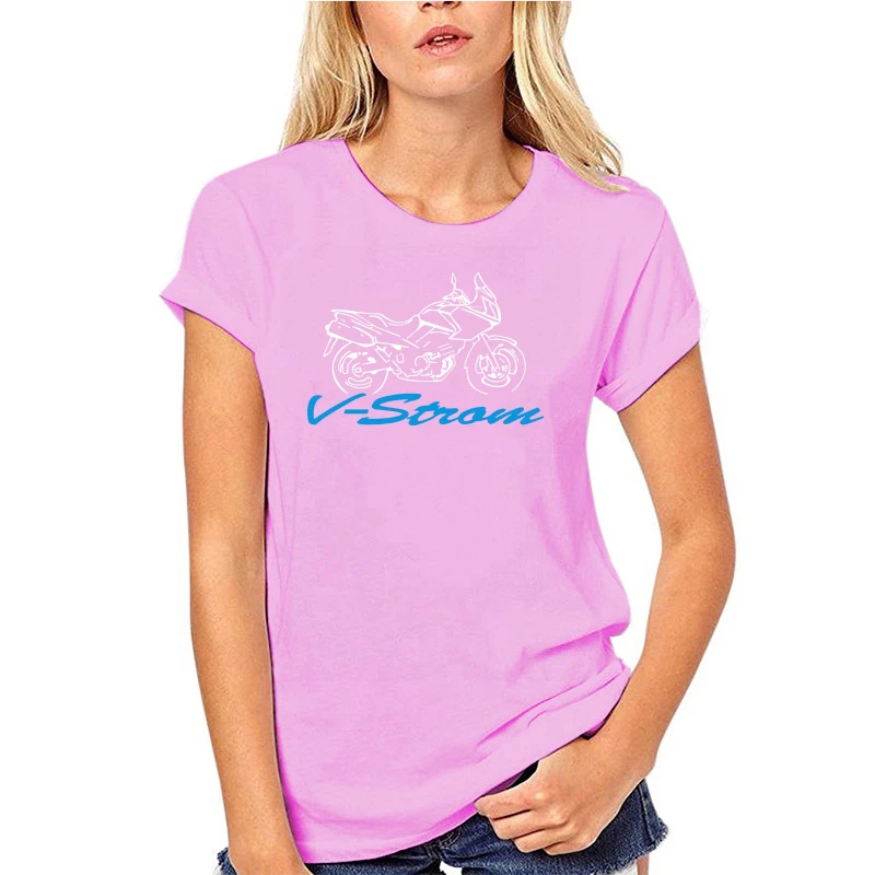 

2019 Fashion T-Shirt For Suz Motorcycles Vstrom T-Shirt V Strom T-Shirt Double Side Tees