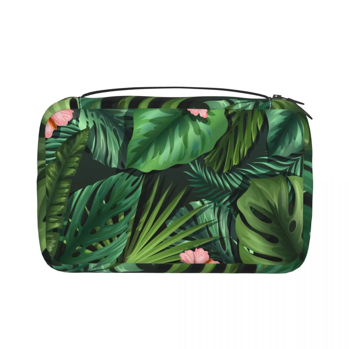 

Женская дорожная косметичка с тропическими листьями, складная подвесная Сумочка для туалетных принадлежностей, портативная косметичка