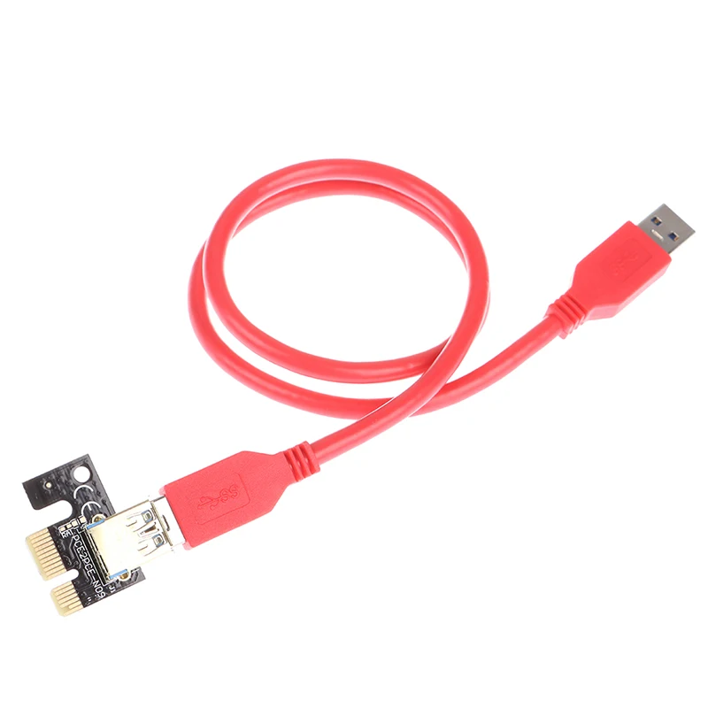 PCI-E Райзер 009S Plus 1X до 16X слот адаптер карта 60 см USB 3 0 | Компьютеры и офис