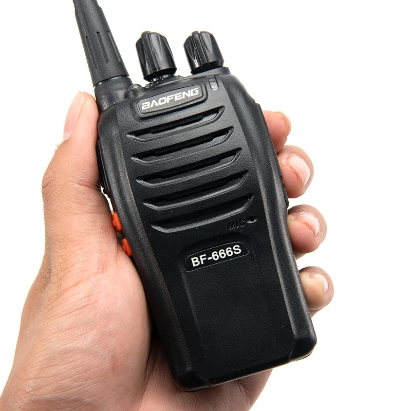 2PCS Baofeng BF-666S 666 S Two Way Radio Ham CB Walkie Talkie 400-470MHZ 5W 2800mAh Comunicador Transmitter Transceiver Portable