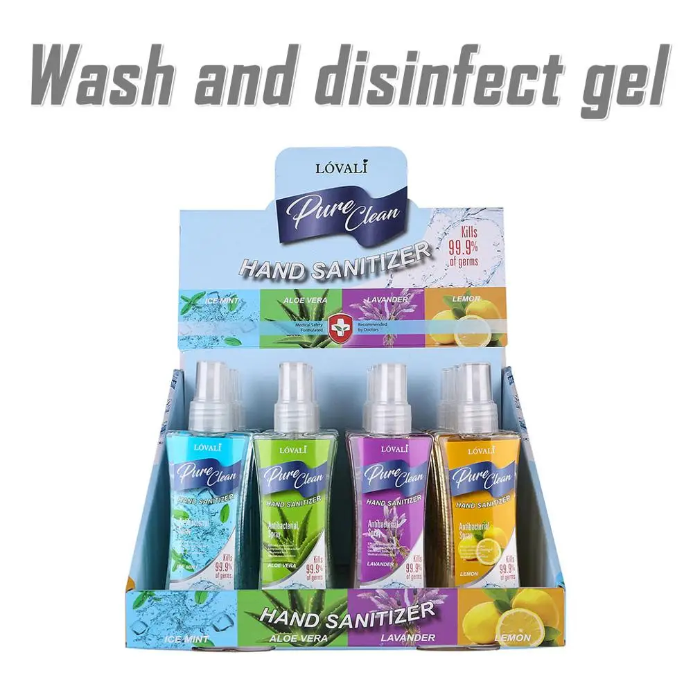 4 шт. портативная дезинфекция геля спиртовой антисептик для рук|Универсальные