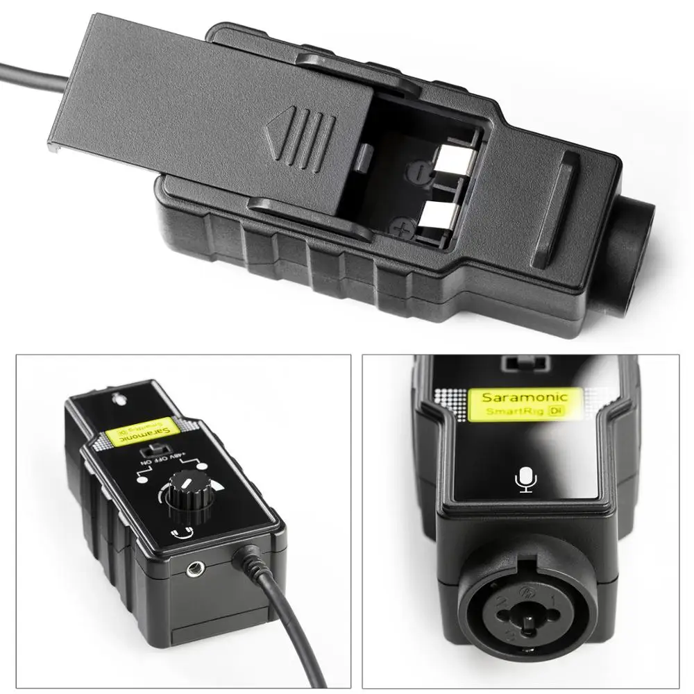 Saramonic микрофон SmartRig Di XLR и 6,3 мм гитарный интерфейс с IOS MFi Сертифицированный вход Lightning для iPhone X 8 7 7s