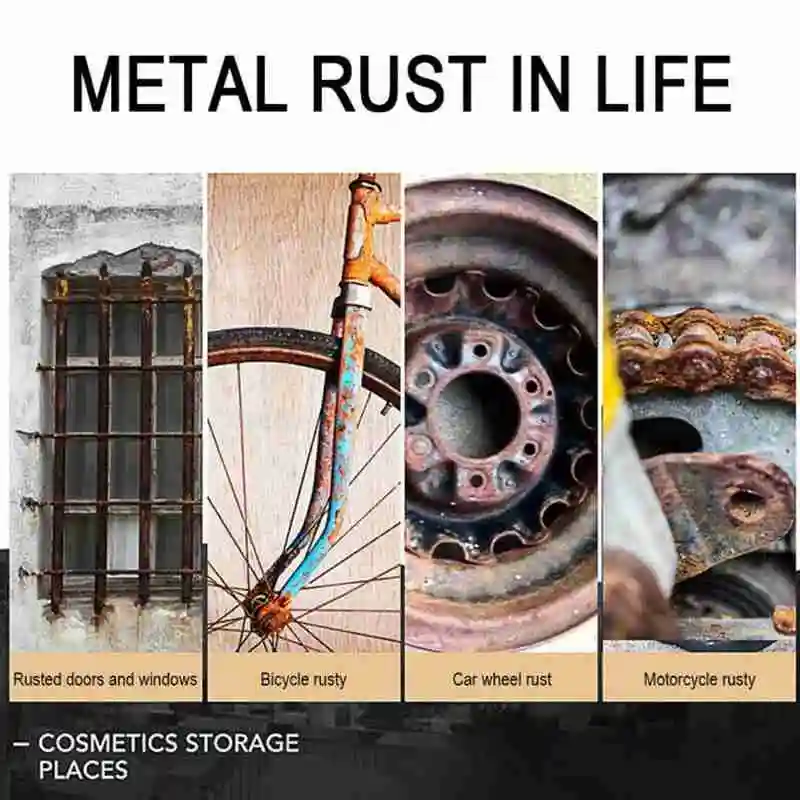 

Rust Inhibitor Remover Derusting Spray Car Maintenance Cleaning Metal Chrome Paint Clean Anti-rust Lubricant