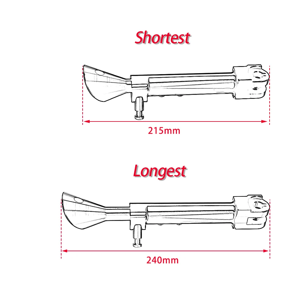 Регулируемая подставка для мотоцикла боковая стойки парковки Yamaha Vmax 1200 1985 2008 2003