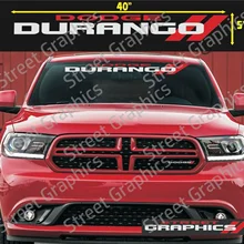 Для Dodge Durango виниловая наклейка на лобовое стекло