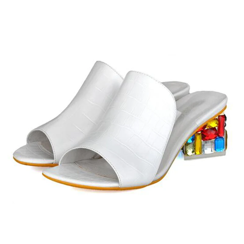 2021 летние женские сандалии со стразами камень с принтом модные туфли на плоской