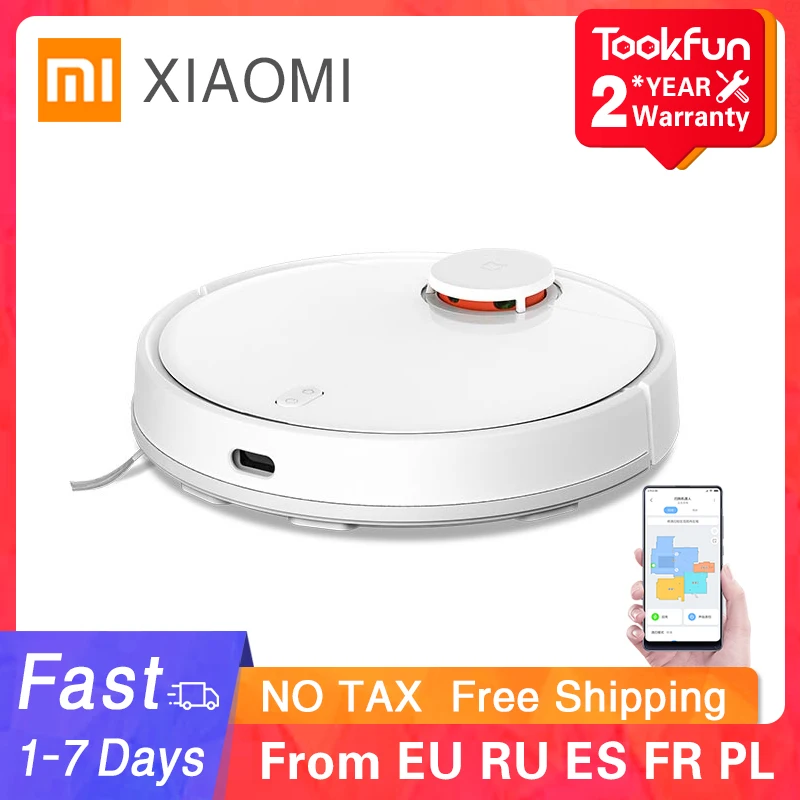 XIAOMI MIJIA Подметающий робот пылесос для мытья полов дома Автоматическая