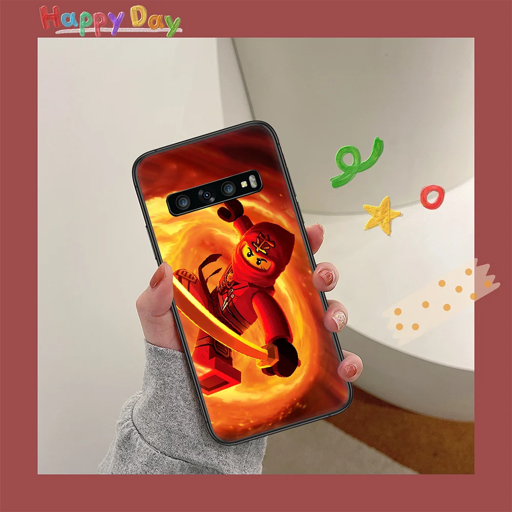 

Legos Ninjagos Phone Case for Samsung Galaxy Note S 6 7 8 9 10 E 20 Ultra Edge Plus black Bumper Tpu Hoesjes Trend Shell Soft