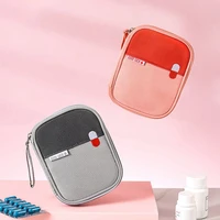 portable medicine bag first aid kit medical emergency kits cute mini organizer outdoor household medicine pill storage bag