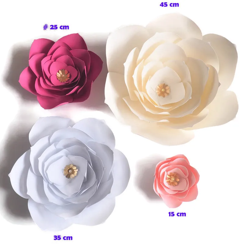 Бумажные Цветы Декор Стены Розы Свадебные Украшения Цветок Большой Искусства