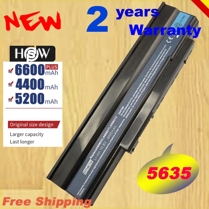 HSW AS09C31 AS09C71 AS09C75 батарея для acer Extensa 5235 5635 г 5635ZG ZR6 5635Z NV42 NV44 NV48 Быстрая