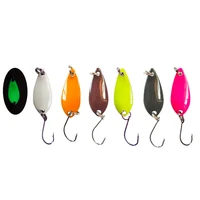 3pcslot metal multicolor spoon fishing lure sequined hard baits noise paillette with feather for sea lures tool wobbler spinner
