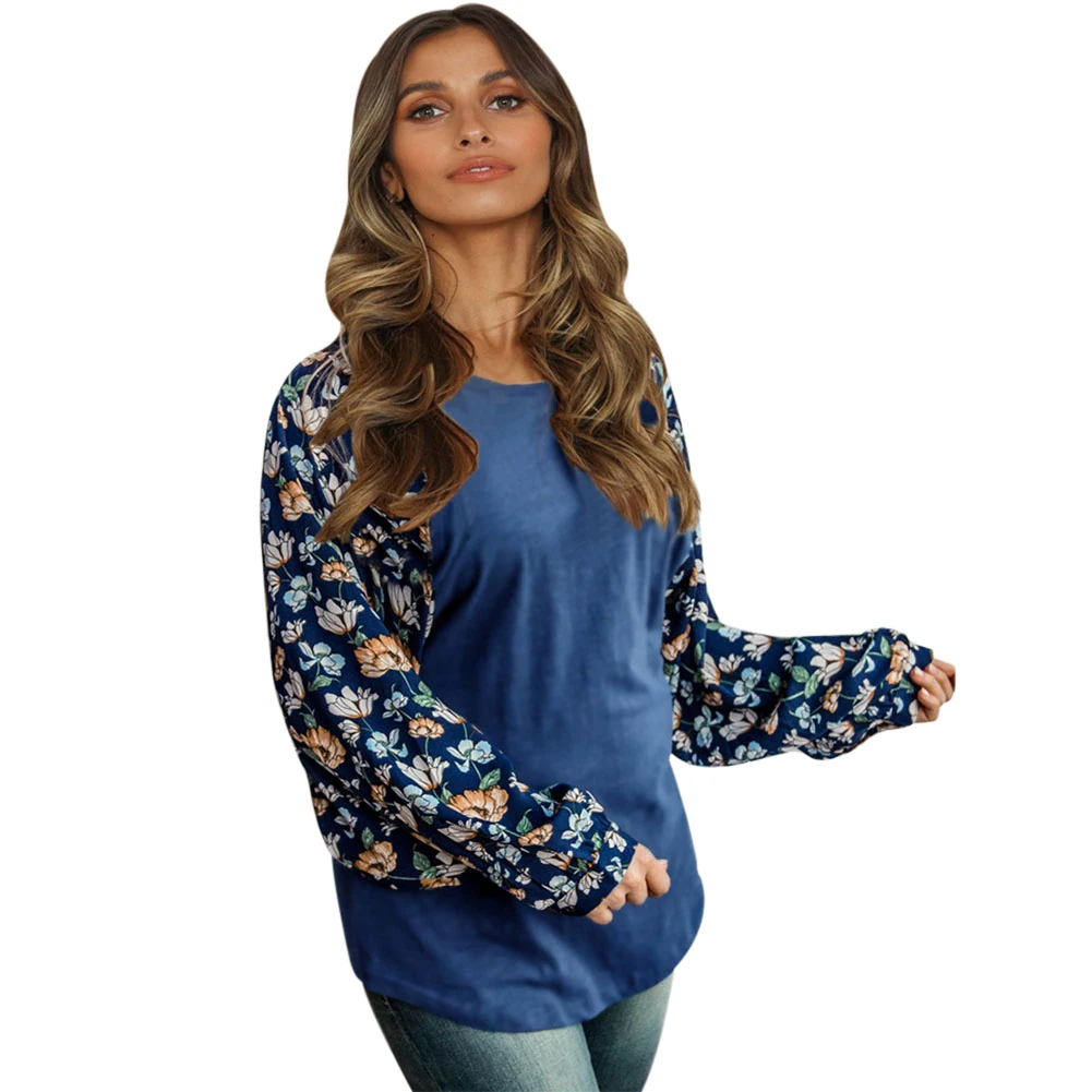 

Свитшоты женские свободные вязаные пуловеры с рукавами-фонариками Тонкий Топ с круглым вырезом Осень-зима