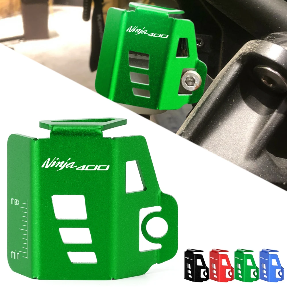 

All Years Motorcycle Rear Fluid Reservoir Guard Cover Protector For kawasaki Ninja 400 Ninja400 ninja 4 COLORS