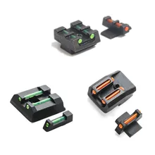 Aluminum Metal Fiber Optic 3 Dot Front Rear Sights for Taurus G2C TS9 TH9 TH40 c G2S G3 PT111 PT140 G2 PT709 PT740 TX22 9mm .40