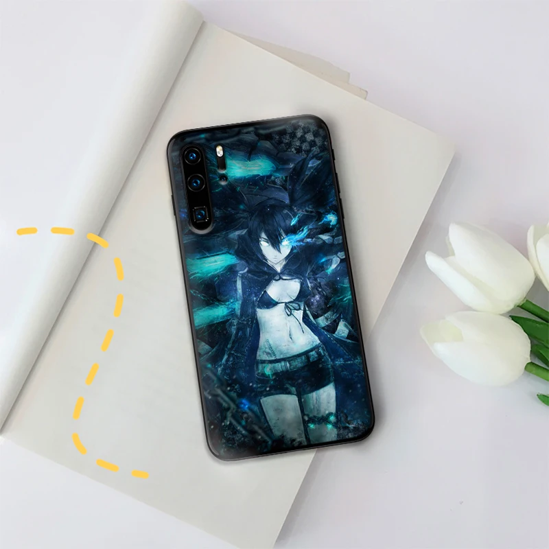 Мягкий чехол из ТПУ для huawei P8 P9 Mini P10 P20 2019 P30 LITE аниме black rock shooter sexy girl Для P Smart Z 2018