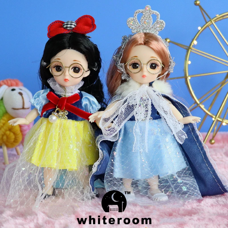 Новинка шарнирная Мини Кукла 16 см 13 подвижных шарниров девочка ребенок 3D большие