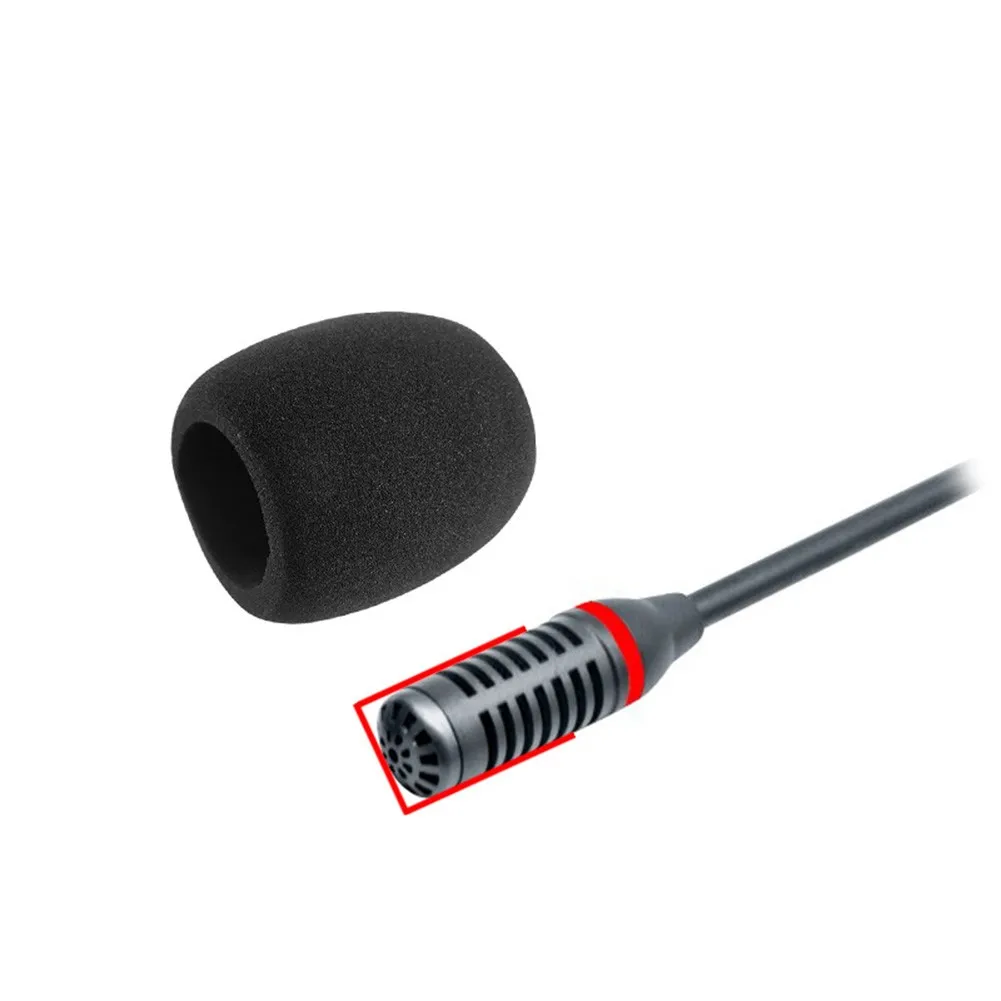 

5pcs Mini Microphone Windscreens Headset Microphone Foam Windscreen Desktop Mic Windshield 0.7inch Diameter