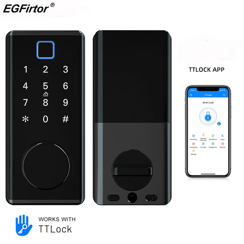 Умный дверной замок с Bluetooth и клавиатурой дистанционное управление через