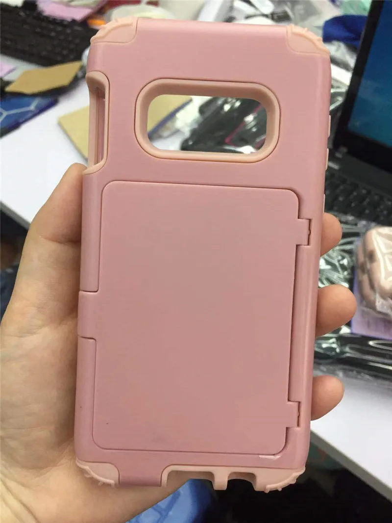360 Полный корпус ударопрочный чехол iPhone x xr xs max 6 8 7 Plus косметическое зеркало девчачье стекло подушка безопасности Силиконовый ТПУ+ PC задняя крышка телефона