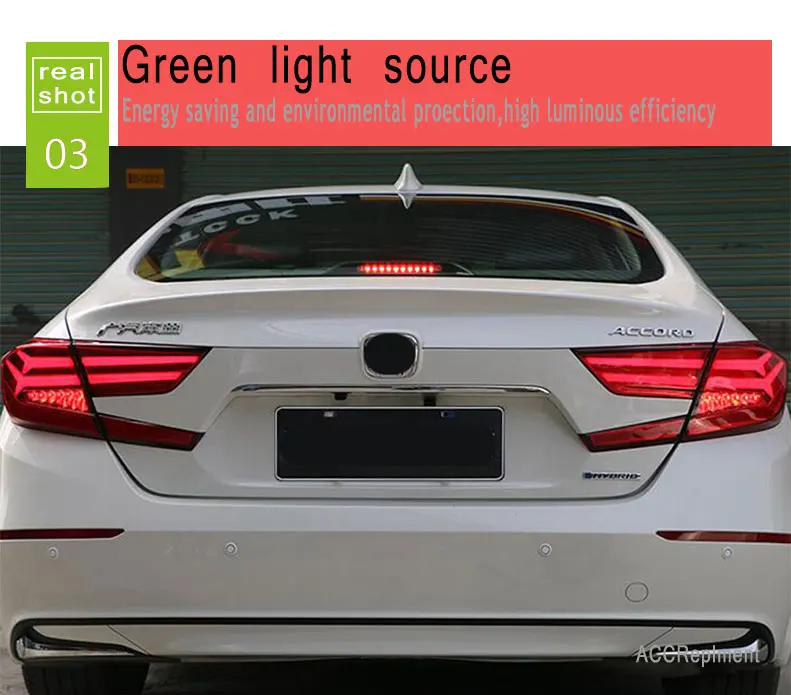 Авто. PRO- для Honda accord светодиодный задний светильник s для accord светодиодный задний светильник s дыхательный светильник для автомобиля Стайлинг багажника лампа для парковки