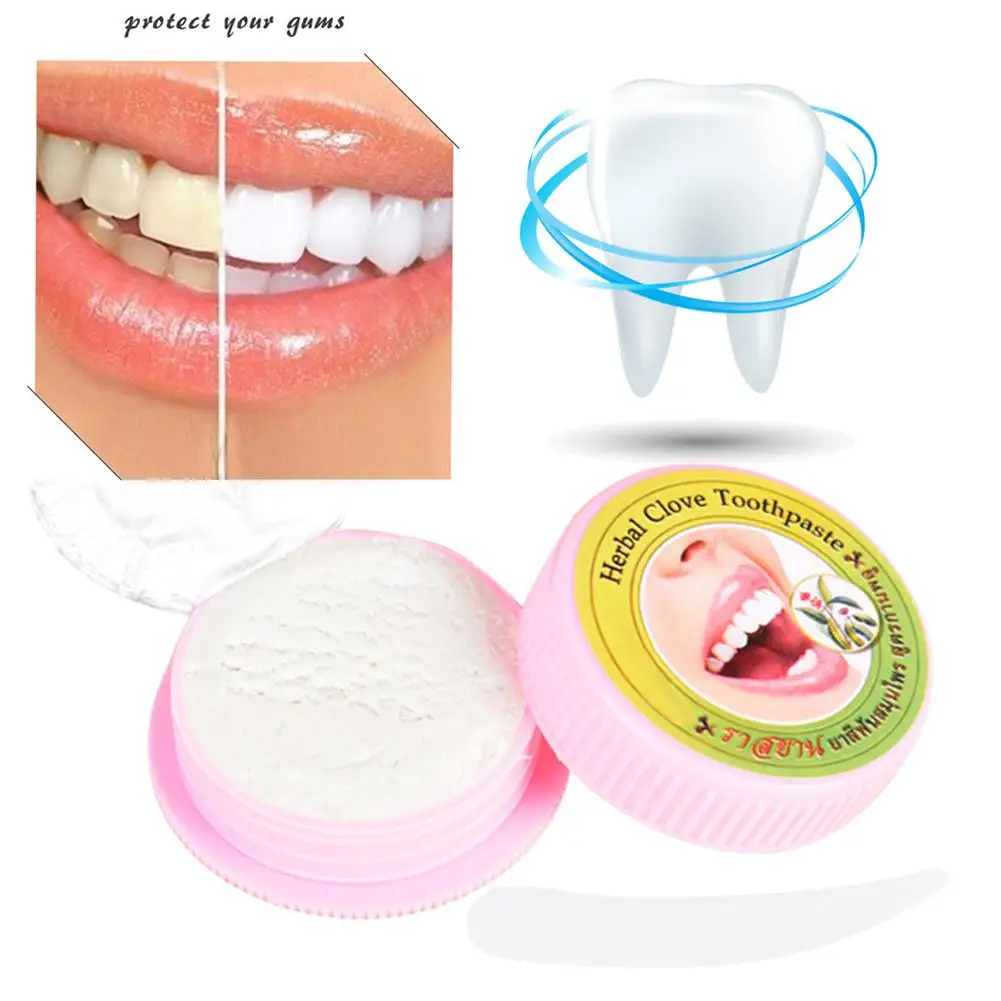 Травяная зубная паста с гвоздикой антибактериальная отбеливающая зубной