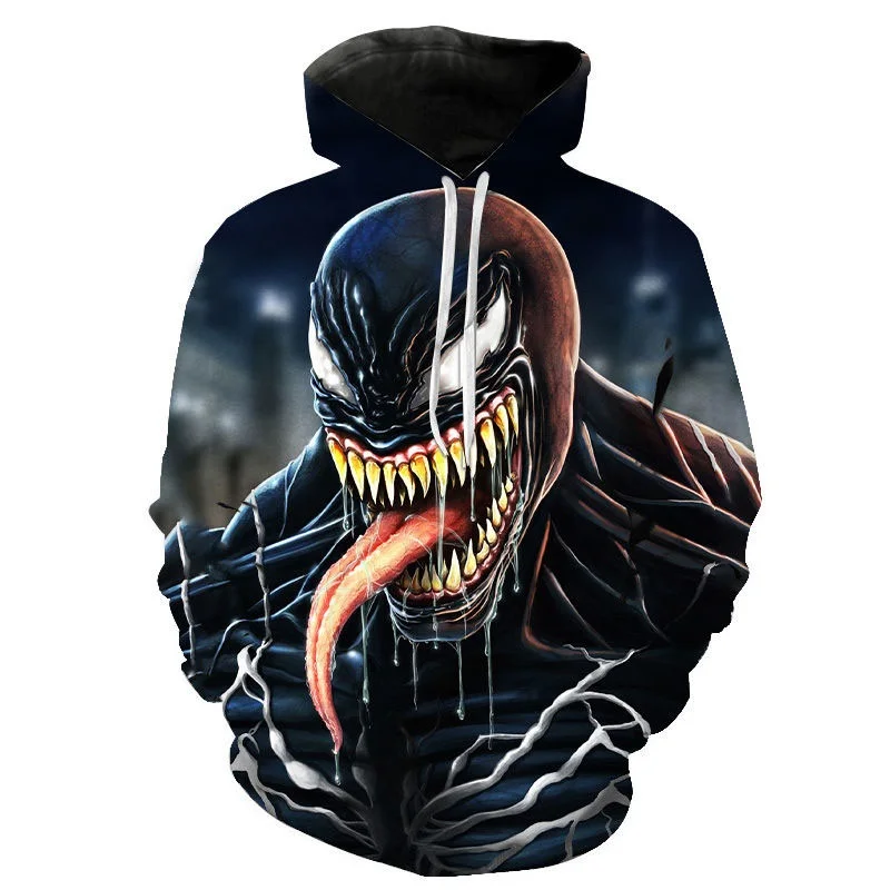 

Autumn venom 3d printed hoodie men's and women's fashion casual sweater pullover street hip-hop Harajuku top