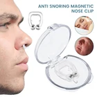 Магнитные устройства против храпа 2 шт.лот магнитный зажим для носа для облегчения дыхания удобный эффективный против храпа Улучшение сна