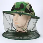 Сетчатая шляпа для выживания на открытом воздухе, камуфляжная сетка для головы, рыбалки, охоты, пешего туризма, прогулок