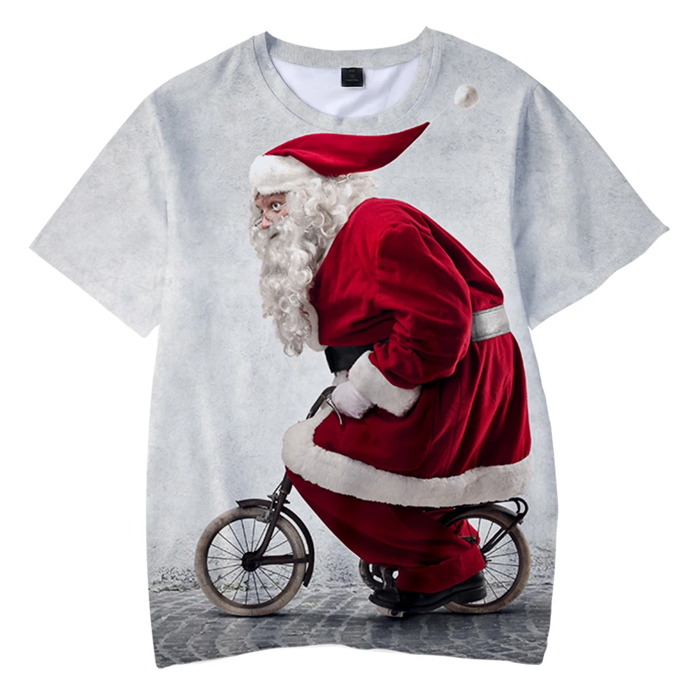 Западный народный праздник Рождественская Детская одежда с принтом Санта Клауса