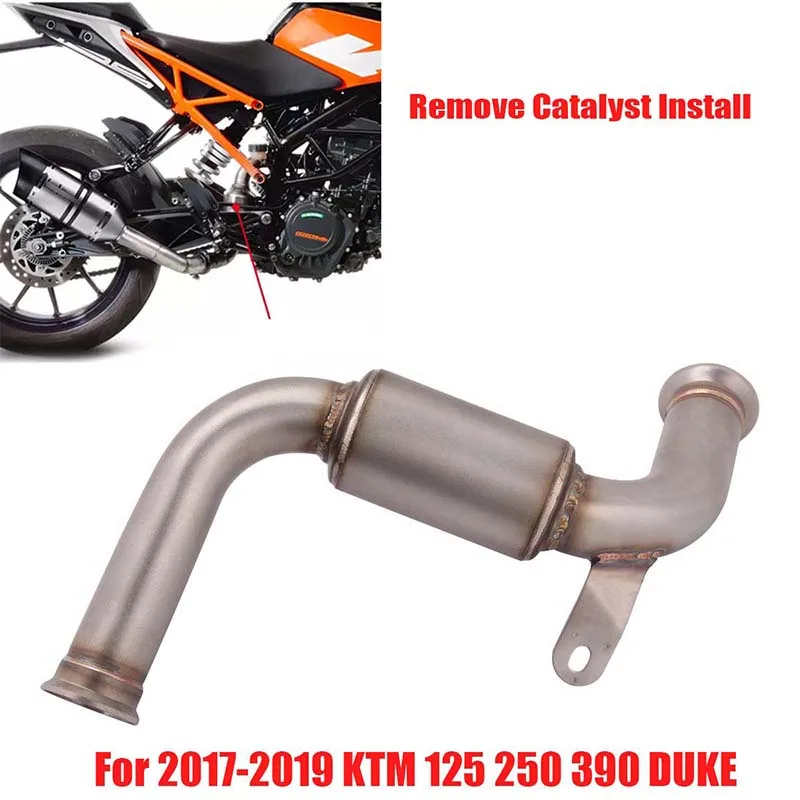 Выхлопная труба для мотоцикла патрубок из нержавеющей стали для- KTM 390 125 250 Slip-on