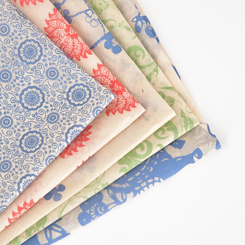 5 шт. керамическая подглазурная цветная Цветочная бумага переводная Наклейка 54x37