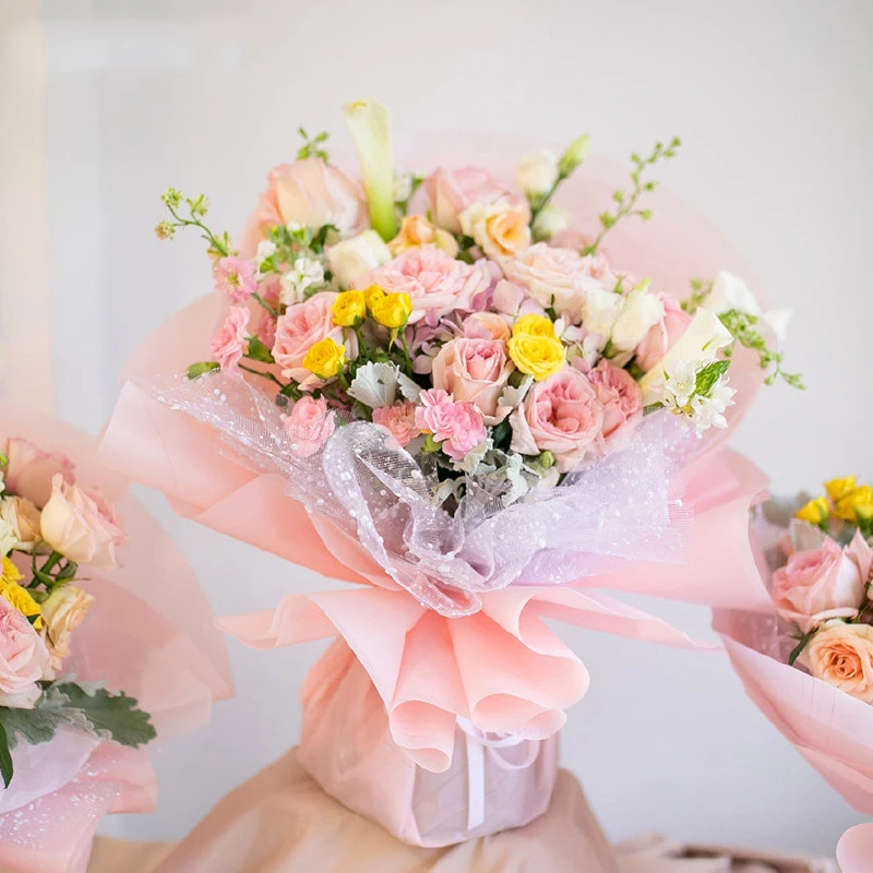 1 рулон для снежной погоды из пряжи упаковочная бумажная упаковка свадебной