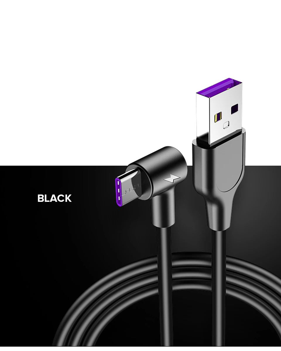 5А Быстрый usb type C кабель для huawei P30 mate 20 Pro Supercharge QC 3,0 USB C провод для быстрой зарядки кабель type-C для samsung S10