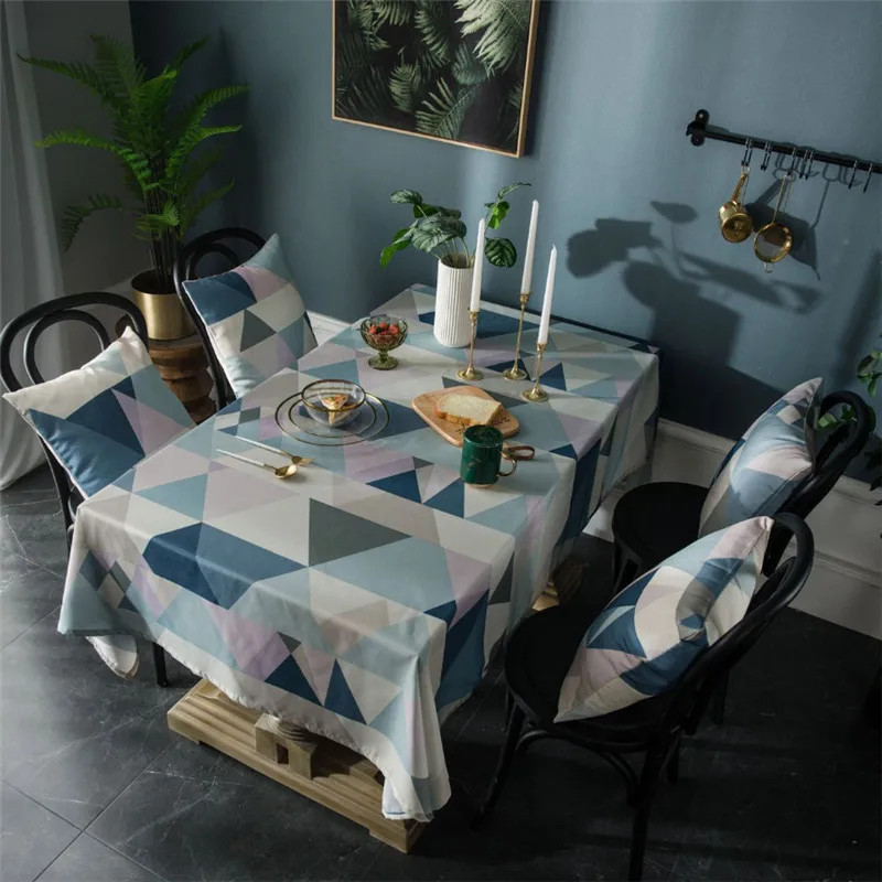 

Waterproof Nordic Simple Tablecloth Restaurant Party Wedding Home Decor Table Cloth Multi-purposeTable Cloth Cover Towel