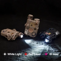 wadsn airsoft la 5 peq15 red laser sight ir pointer la5c peq 15 200lumens white light weapon flashlight for hunting scout light
