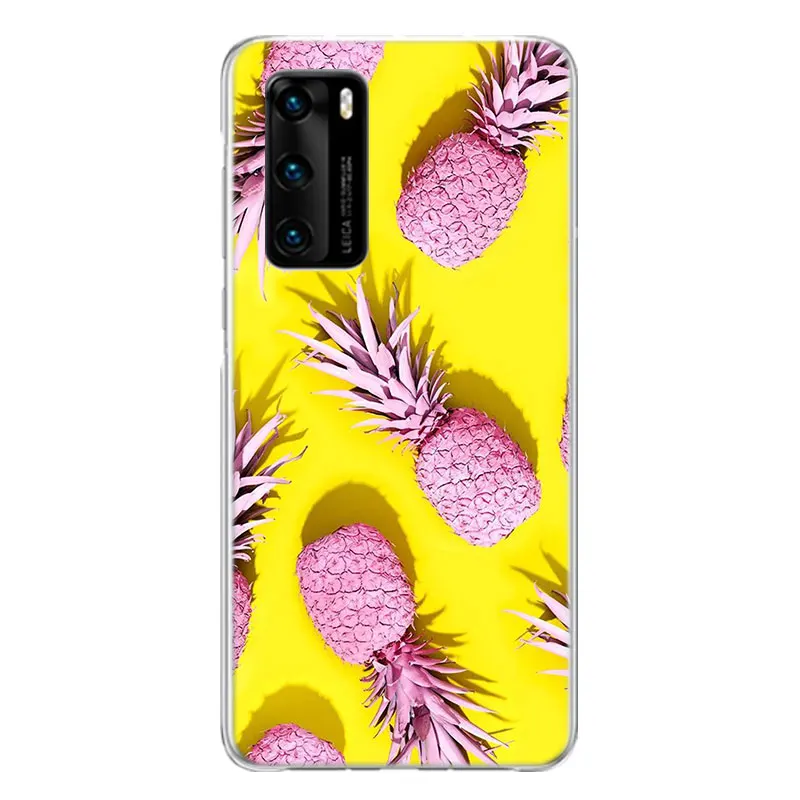 Цветной чехол с ананасом для Huawei Mate 40E защитный 40 30 Pro + 20 10 Lite Y5 Y6 Y7 Y9 2019 - купить по