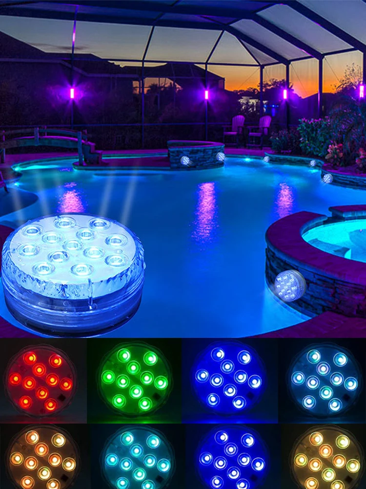 

Colorful LED Piscina Aquarium Fish Tank Swimming Pool IP68 Cascata Outdoor Garden RGB Decoration Acuario Vase Zwembad Jacuzzi