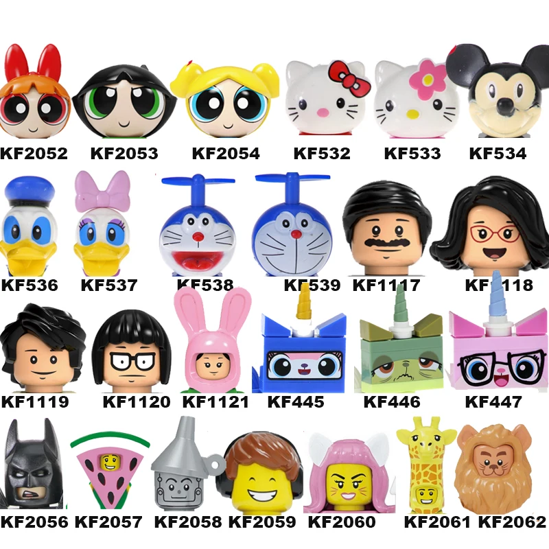 Мультфильм серии Цветок Лютик пузыри строительных блоков известных персонажей