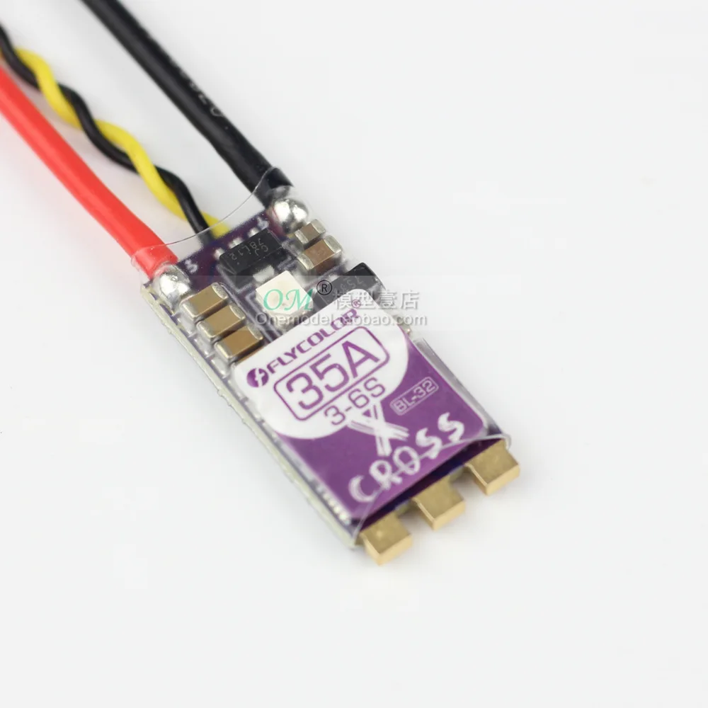 FLYCOLOR BLHeli_32 35A 45A 50A X Cross бесщеточный электронный контроллер скорости ESC 3 6S Dshot1200/RGB