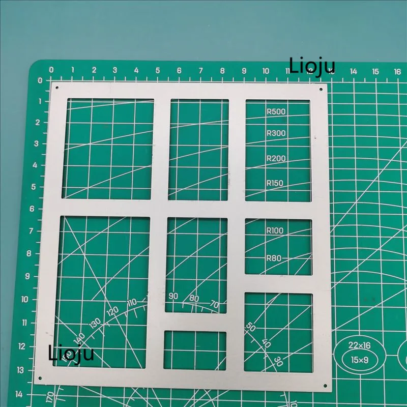 Рамка металлические штампы круглые трафареты для сделай сам Скрапбукинг