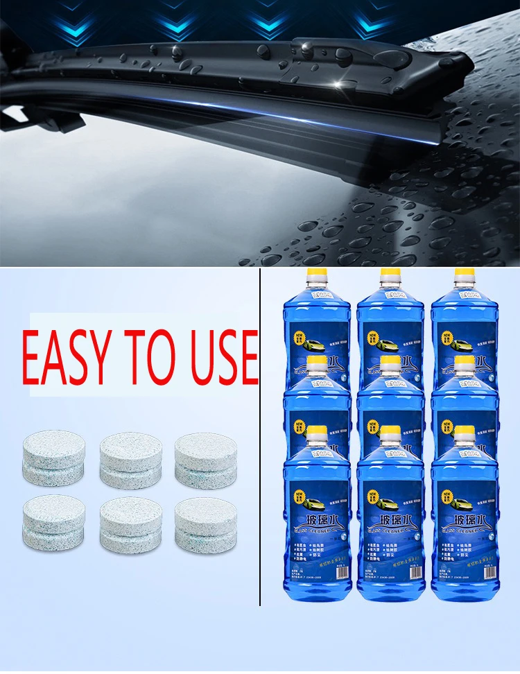 10pcs = 40L water Car Windshield Glass Washer Cleaner Compact Effervescent Tablets Detergent Beauty Tool car accessaries | Автомобили и