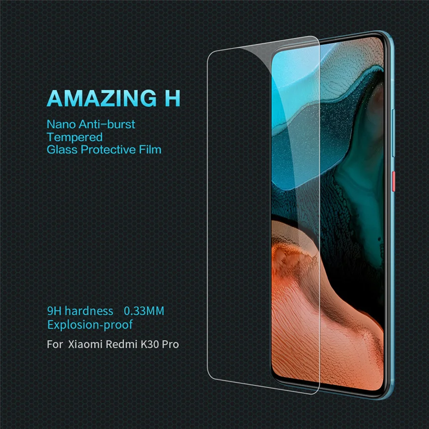 

For Xiaomi Redmi K30 Pro Tempered Glass NILLKIN Tempered Glass Amazing H Tempered Glass Screen Protector